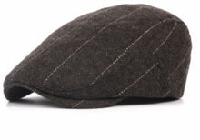 Load image into Gallery viewer, NEW 2019 Autumn And Winter Hat Men's Elderly Cricket-Cap Progress Mao England Classic Plaid Woolen Beret Hat
