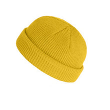 Load image into Gallery viewer, Unisex winter warm Men's knitted skullcap casual cuff brimless Hip Hop hat short melon ribbed ski fisherman docker beanie hats