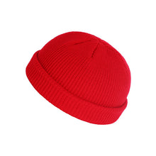 Load image into Gallery viewer, Unisex winter warm Men's knitted skullcap casual cuff brimless Hip Hop hat short melon ribbed ski fisherman docker beanie hats