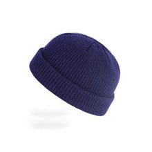 Load image into Gallery viewer, Unisex winter warm Men's knitted skullcap casual cuff brimless Hip Hop hat short melon ribbed ski fisherman docker beanie hats