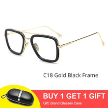 Load image into Gallery viewer, Tony Stark Sunglasses Men Vintage Retro Men's Glasses Iron Man 3 Sunglases Yellow Red Sun Glass 2019 Shades Men oculos W66218