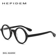 Load image into Gallery viewer, Acetate Optical Eyeglasses Frame Men New Retro Vintage Round Eye Glasses Women Spectacles Man Woman Optical Nerd Eyewear Zolman