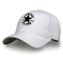 Load image into Gallery viewer, 2019 Spring-Summer Simple Korean-style Cotton Baseball Cap Men's And Women's Outdoor Visor Five Point Star Embroidered Casual Du