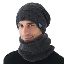 Load image into Gallery viewer, Xthree Men's Beanies Winter Skullies Knitted Hat Scarf  With Lining Wool Male Gorras Bonnet Winter Hats For Men Beanies Hats