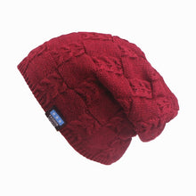 Load image into Gallery viewer, Xthree Men's Beanies Winter Skullies Knitted Hat Scarf  With Lining Wool Male Gorras Bonnet Winter Hats For Men Beanies Hats