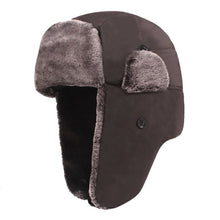 Load image into Gallery viewer, Men's Winter Snow Cap Thickening Plus Velvet Earmuffs Cycling Windproof Hat Skiing Earmuffs Fleece Hat Outdoor Sport Fishing Cap