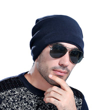 Load image into Gallery viewer, wholesale Skullies Beanie Autumn winter Korean Seoul fashion new wool hat men's solid color plus velvet flawless wild knit hat