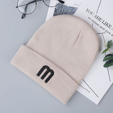 Load image into Gallery viewer, MEITEWOFU Men's Women's Winter Hat Knitted Wool Beanie Female Fashion Casual Outdoor Mask Ski Caps Thick Warm Hats For Women Men