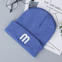 Load image into Gallery viewer, MEITEWOFU Men's Women's Winter Hat Knitted Wool Beanie Female Fashion Casual Outdoor Mask Ski Caps Thick Warm Hats For Women Men