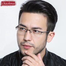 Load image into Gallery viewer, New Men's Alloy Eyeglass Half Frame Men Glasses Quality Frame Eye Flasses Frames Myopia Spectacles Male Black Eyewear