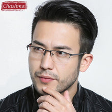 Load image into Gallery viewer, New Men's Alloy Eyeglass Half Frame Men Glasses Quality Frame Eye Flasses Frames Myopia Spectacles Male Black Eyewear