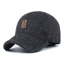 Load image into Gallery viewer, New Men's Woolen Hat Men Thick Warm Baseball Cap Snapback Bonnet Autumn Winter Fashion Male Outdoor Ski Cycling Dad Hats Gorro