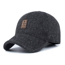 Load image into Gallery viewer, New Men's Woolen Hat Men Thick Warm Baseball Cap Snapback Bonnet Autumn Winter Fashion Male Outdoor Ski Cycling Dad Hats Gorro