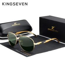 Load image into Gallery viewer, KINGSEVEN Brand Design Aluminum Men's Sunglasses Polarized High Definition Lens Driving Mirror Sun glasses Women Gafas De Sol