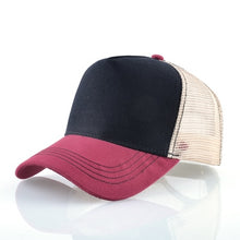 Load image into Gallery viewer, TQMSMY Summer Unisex Hip Hop Embroidered Animal Men Baseball Caps Women Breathable Mesh Snapback Hats Men's Trucker Hats Cap