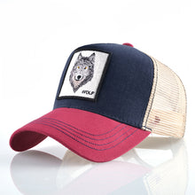 Load image into Gallery viewer, TQMSMY Summer Unisex Hip Hop Embroidered Animal Men Baseball Caps Women Breathable Mesh Snapback Hats Men's Trucker Hats Cap