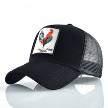 Load image into Gallery viewer, TQMSMY Summer Unisex Hip Hop Embroidered Animal Men Baseball Caps Women Breathable Mesh Snapback Hats Men's Trucker Hats Cap
