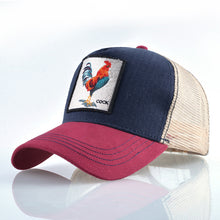 Load image into Gallery viewer, TQMSMY Summer Unisex Hip Hop Embroidered Animal Men Baseball Caps Women Breathable Mesh Snapback Hats Men's Trucker Hats Cap