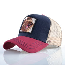 Load image into Gallery viewer, TQMSMY Summer Unisex Hip Hop Embroidered Animal Men Baseball Caps Women Breathable Mesh Snapback Hats Men's Trucker Hats Cap