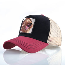 Load image into Gallery viewer, TQMSMY Summer Unisex Hip Hop Embroidered Animal Men Baseball Caps Women Breathable Mesh Snapback Hats Men's Trucker Hats Cap