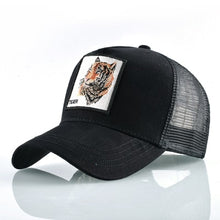 Load image into Gallery viewer, TQMSMY Summer Unisex Hip Hop Embroidered Animal Men Baseball Caps Women Breathable Mesh Snapback Hats Men's Trucker Hats Cap