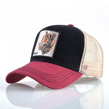 Load image into Gallery viewer, TQMSMY Summer Unisex Hip Hop Embroidered Animal Men Baseball Caps Women Breathable Mesh Snapback Hats Men's Trucker Hats Cap