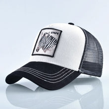 Load image into Gallery viewer, TQMSMY Summer Unisex Hip Hop Embroidered Animal Men Baseball Caps Women Breathable Mesh Snapback Hats Men's Trucker Hats Cap