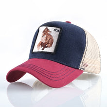 Load image into Gallery viewer, TQMSMY Summer Unisex Hip Hop Embroidered Animal Men Baseball Caps Women Breathable Mesh Snapback Hats Men's Trucker Hats Cap