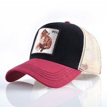 Load image into Gallery viewer, TQMSMY Summer Unisex Hip Hop Embroidered Animal Men Baseball Caps Women Breathable Mesh Snapback Hats Men's Trucker Hats Cap