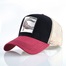 Load image into Gallery viewer, TQMSMY Summer Unisex Hip Hop Embroidered Animal Men Baseball Caps Women Breathable Mesh Snapback Hats Men's Trucker Hats Cap
