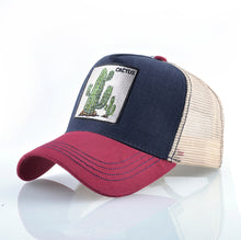 Load image into Gallery viewer, TQMSMY Summer Unisex Hip Hop Embroidered Animal Men Baseball Caps Women Breathable Mesh Snapback Hats Men's Trucker Hats Cap