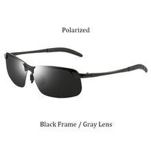 Load image into Gallery viewer, Psacss Square Sunglasses Men Photochromic Brand Designer Driving Fishing Sun Glasses Men's High Quality Metal Frame Mirror UV400