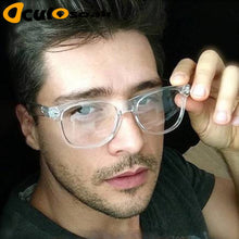 Load image into Gallery viewer, 2019 Retro men's Transparent glasses clear lenses PC Comotuer Square eyeglasses frames for women reading eyewear male Spectacle